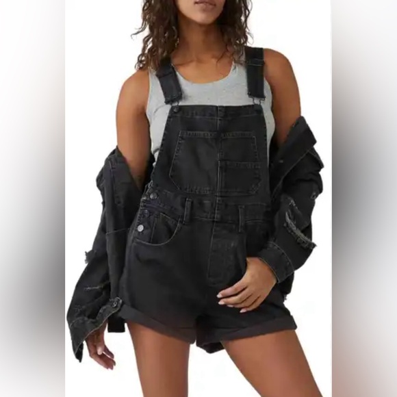 Free People Pants - Free People We The Free Ziggy Shortalls